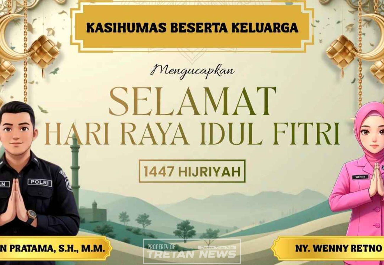 Kasihumas Polres Pamekasan ucapkan Selamat Idul Fitri 1447 Hijriah