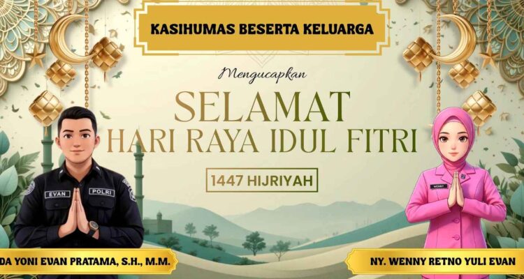 Kasihumas Polres Pamekasan ucapkan Selamat Idul Fitri 1447 Hijriah