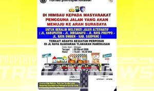 jalan-bandaran-pamekasan-ditutup-pengalihan-arus-lalu-lintas.jpg Skema pengalihan arus lalu lintas di Jalan Bandaran Pamekasan saat kegiatan perperan, pengendara dialihkan ke jalur alternatif menuju Surabaya