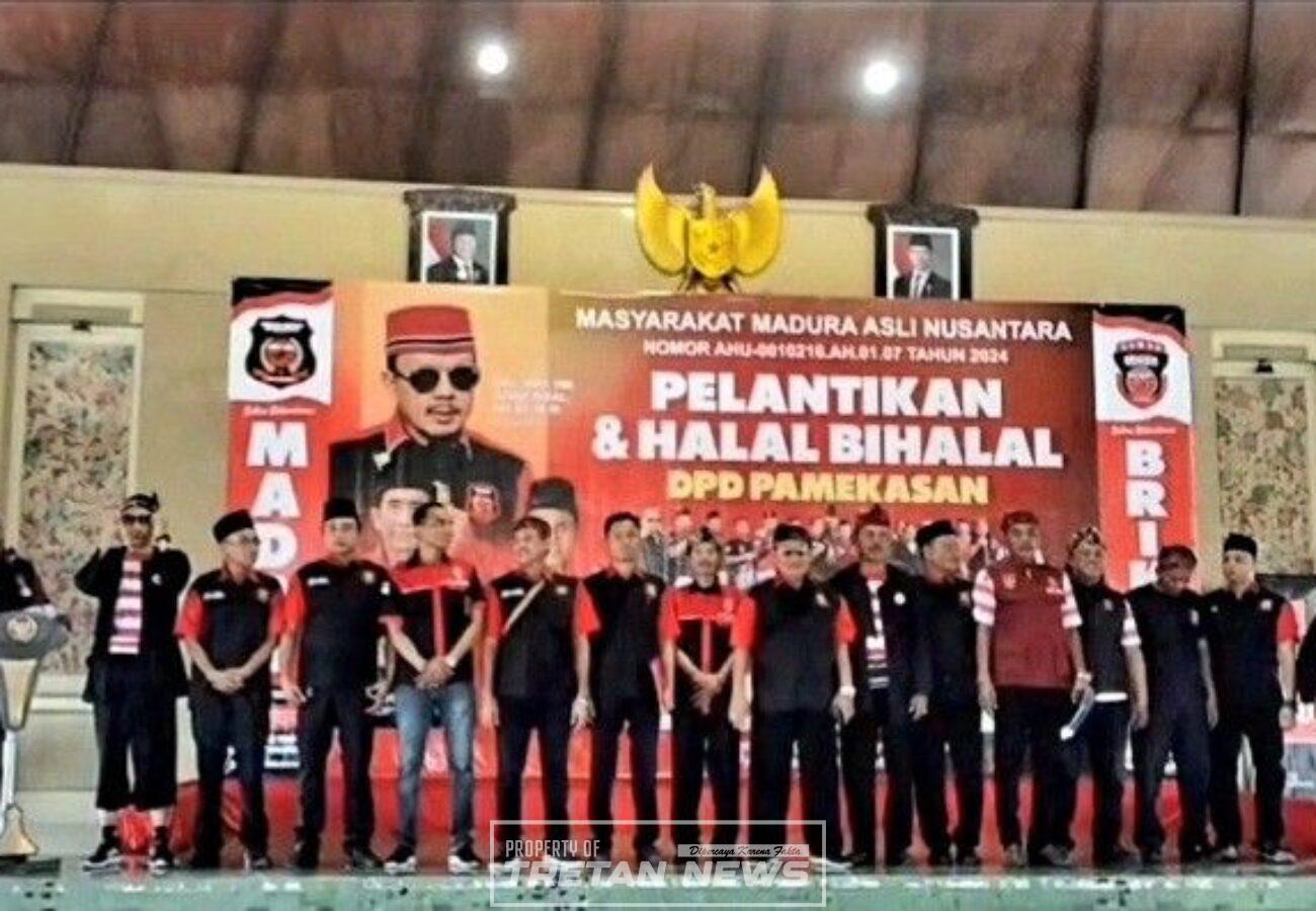 Pelantikan DPD Madas Nusantara Kabupaten Pamekasan di Pendopo Ronggosukowati yang dirangkai dengan Halal Bihalal