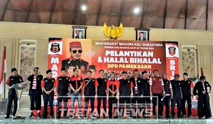 Pelantikan DPD Madas Nusantara Kabupaten Pamekasan di Pendopo Ronggosukowati yang dirangkai dengan Halal Bihalal