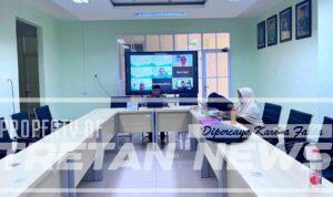 Penandatanganan MoU UIN Madura dengan universitas Mesir secara daring untuk kerja sama pendidikan bahasa Arab