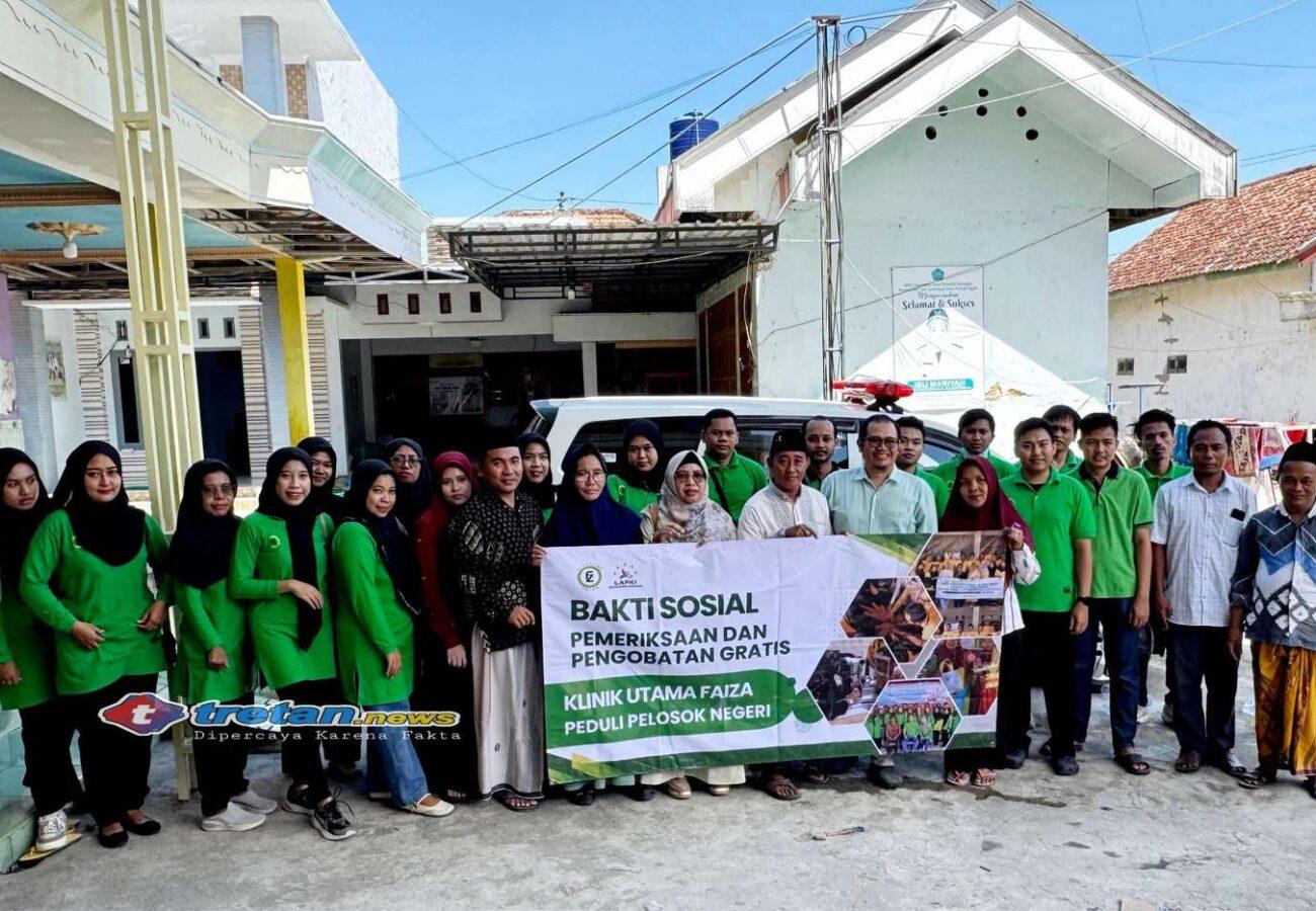 Kegiatan bakti sosial pemeriksaan kesehatan gratis oleh Klinik Utama Faiza untuk warga Desa Pangtonggal, Kecamatan Proppo, Pamekasan