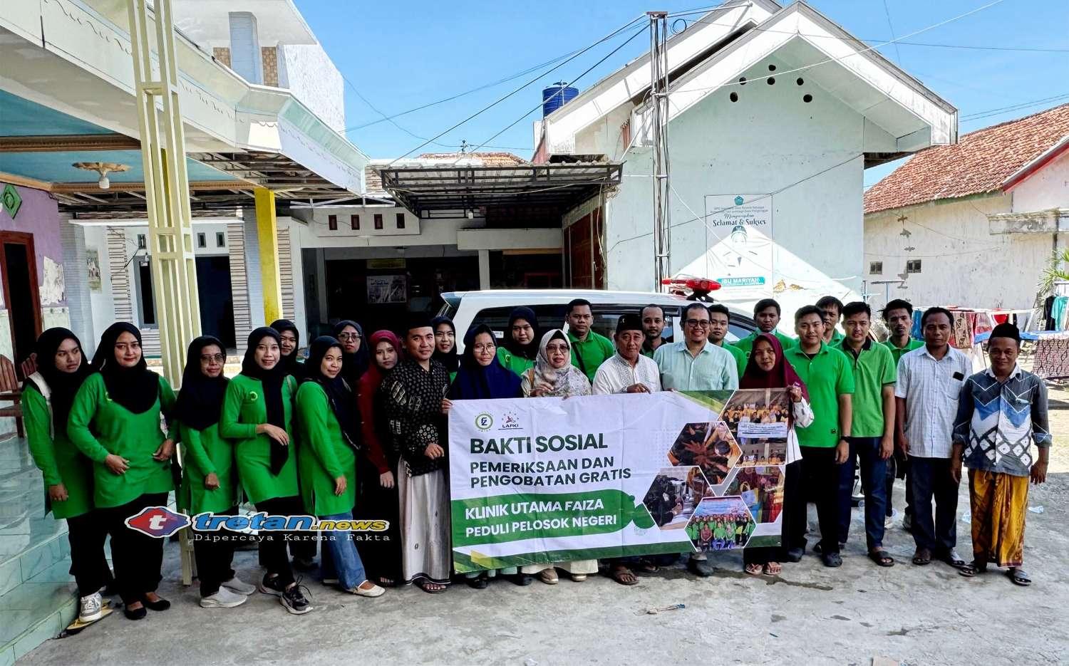 Kegiatan bakti sosial pemeriksaan kesehatan gratis oleh Klinik Utama Faiza untuk warga Desa Pangtonggal, Kecamatan Proppo, Pamekasan