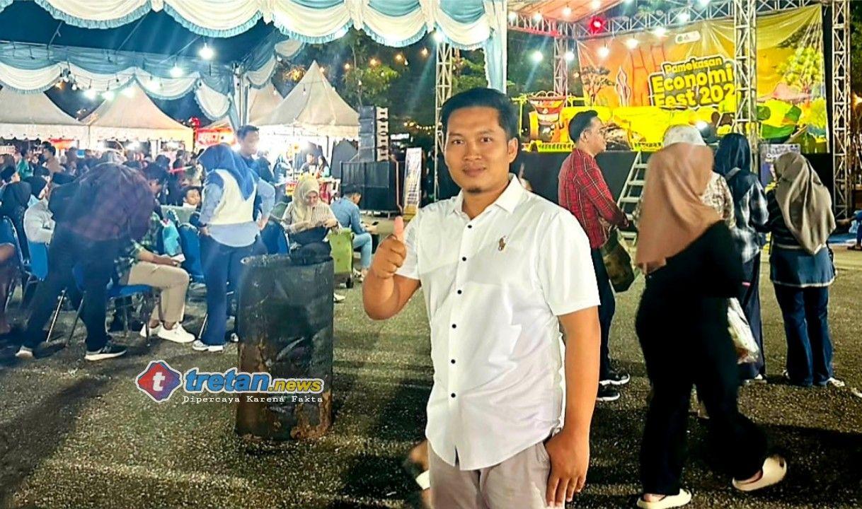 Suasana penutupan Pamekasan Economic Fest 2026 di Arek Lancor yang dipadati pengunjung