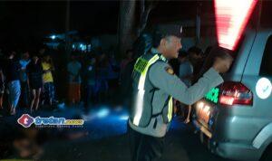 Lokasi kecelakaan maut di Desa Trasak, Larangan, Pamekasan yang menewaskan dua orang