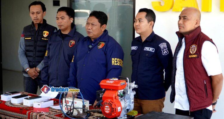 Polres Pamekasan merilis pengungkapan tujuh kasus pencurian dalam sepekan