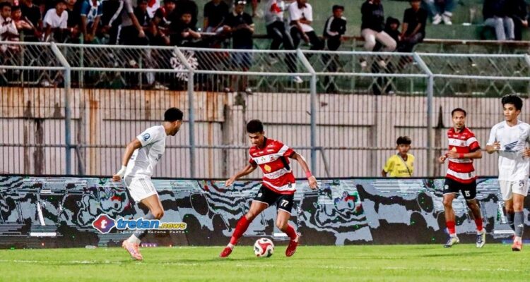 Sandro saat membela Madura United dalam pertandingan Liga Indonesia
