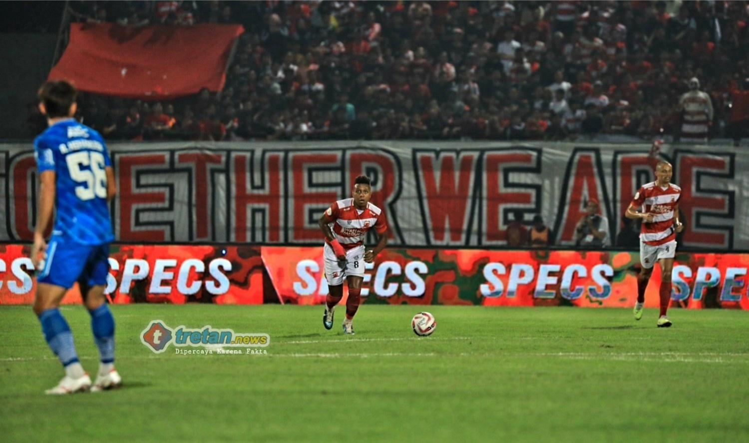 Hugo Gomes kembali diperkenalkan sebagai pemain Madura United musim 2026