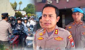 Mobil polisi dibakar di Pasuruan