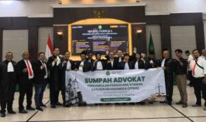 Sumpah advokat PPSHI Jatim