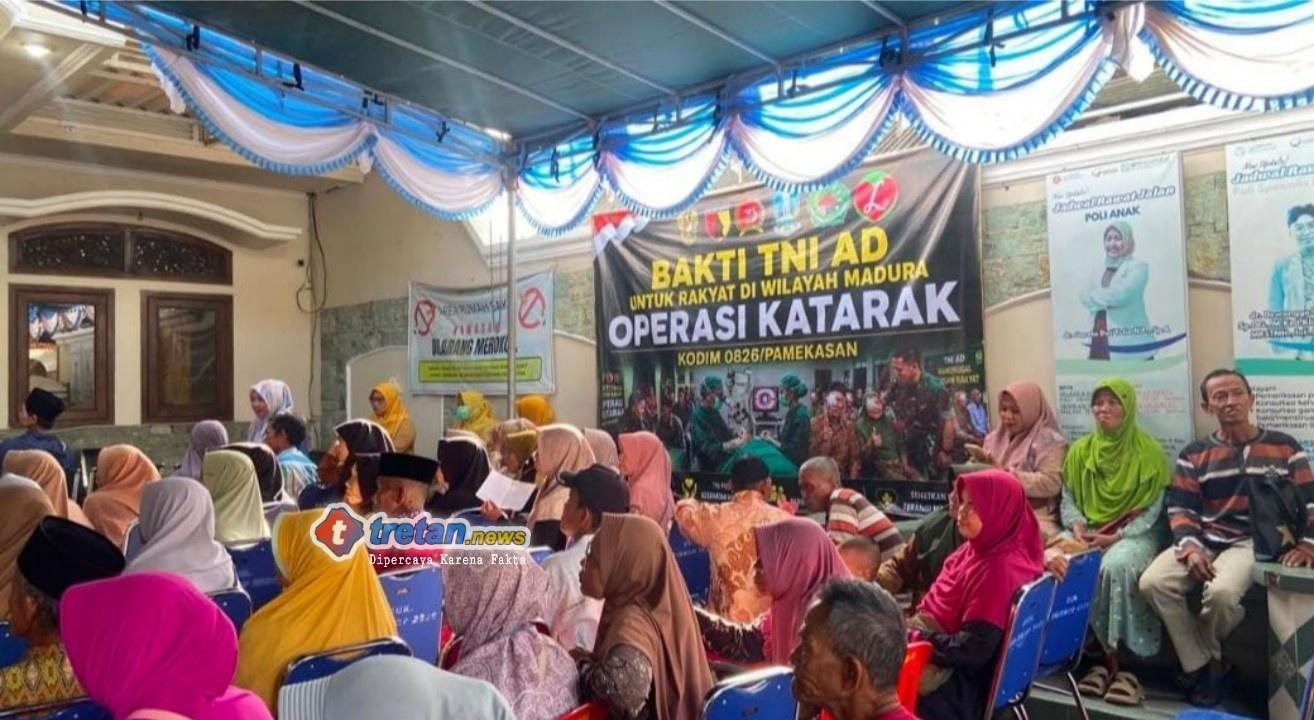 Kodim 0826 Pamekasan menggelar operasi katarak gratis di RS Larasati