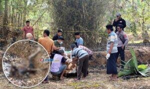 Polisi olah TKP penemuan mayat terbakar di Batang-Batang Sumenep