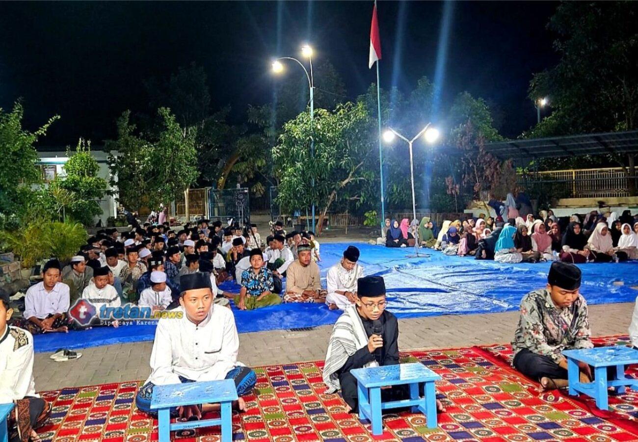 Santri MTs Kyai Mudrikah mengikuti I’lan Tasmi’ Al-Qur’an