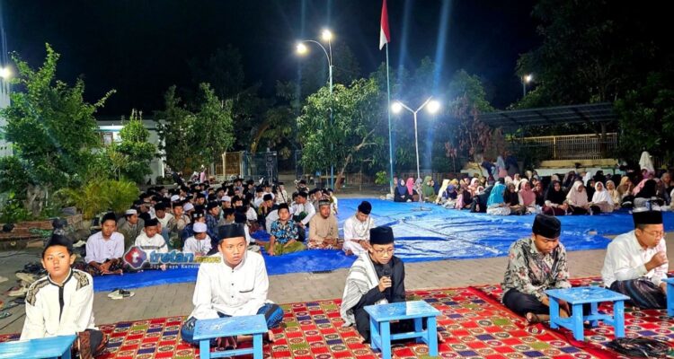 Santri MTs Kyai Mudrikah mengikuti I’lan Tasmi’ Al-Qur’an