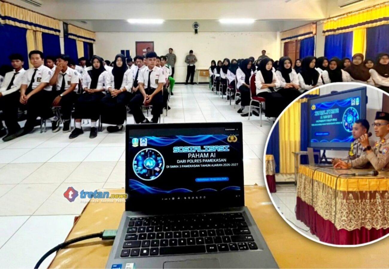 Polres Pamekasan sosialisasikan AI kepada pelajar SMKN 3