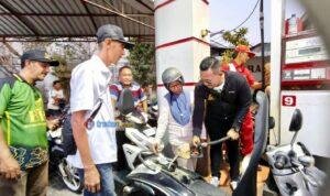 Program Pertalite gratis Bang Ali BIP bagi pengendara motor Pamekasan