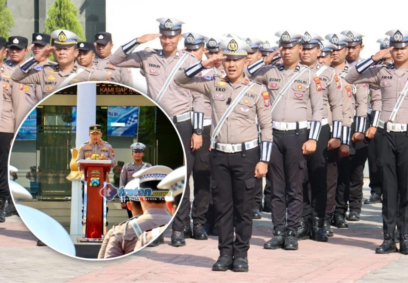 Kapolres Pamekasan memimpin apel Hari Lalu Lintas Bhayangkara ke-71
