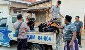 Kecelakaan tunggal sepeda motor di Jalan Kertagena Daja Pamekasan