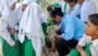 Mahasiswa KKN Annuqayah Posko 43 menanam pohon bersama siswa MIS Annibros I