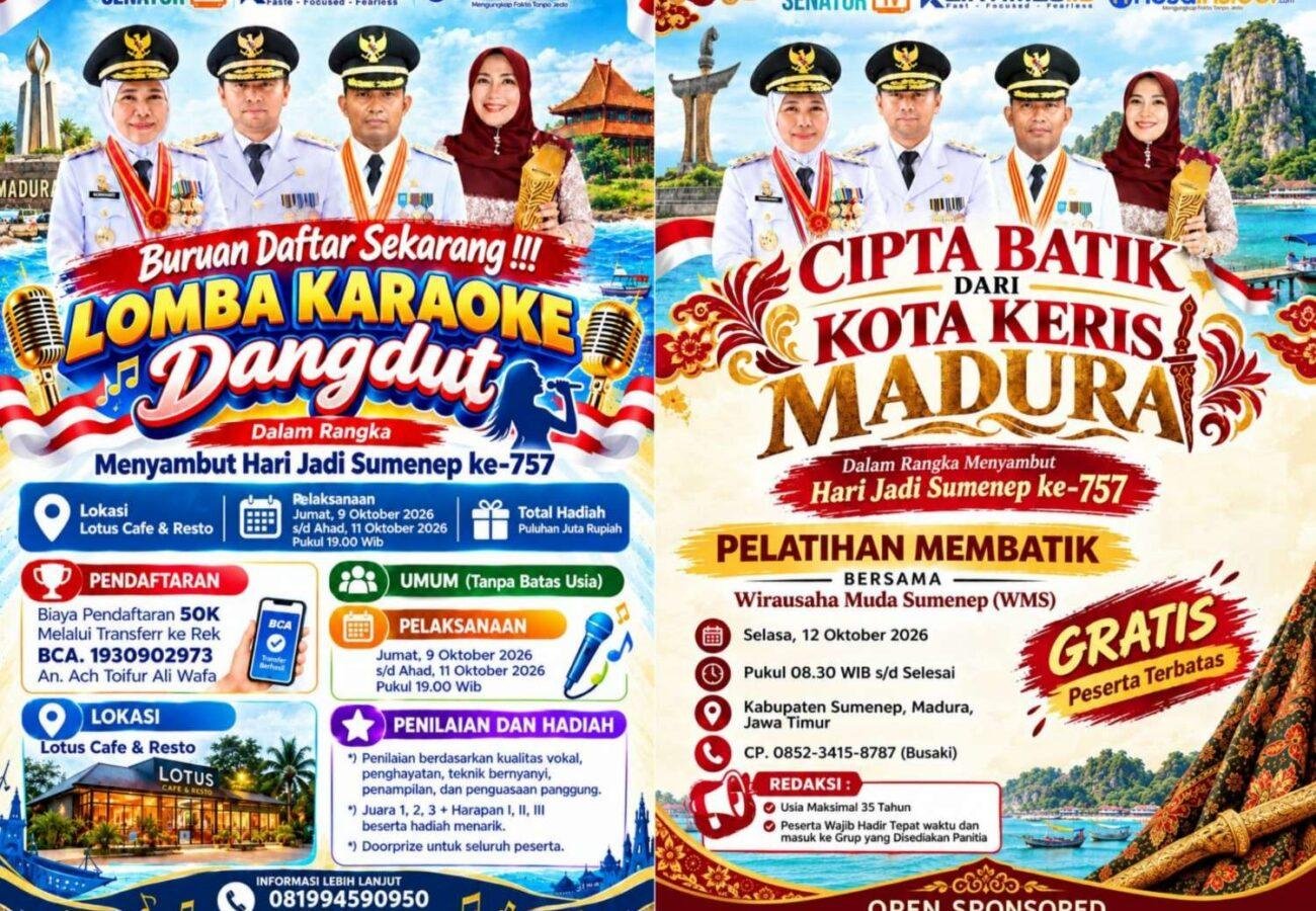 KlikTimes dan Nusainsider siapkan kegiatan Harjad Sumenep ke-757