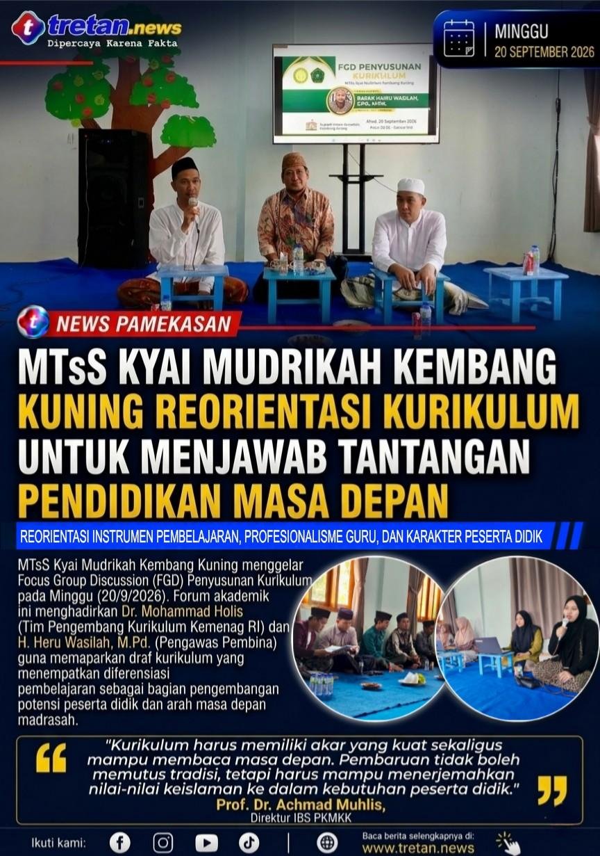 FGD penyusunan kurikulum MTsS Kyai Mudrikah Kembang Kuning
