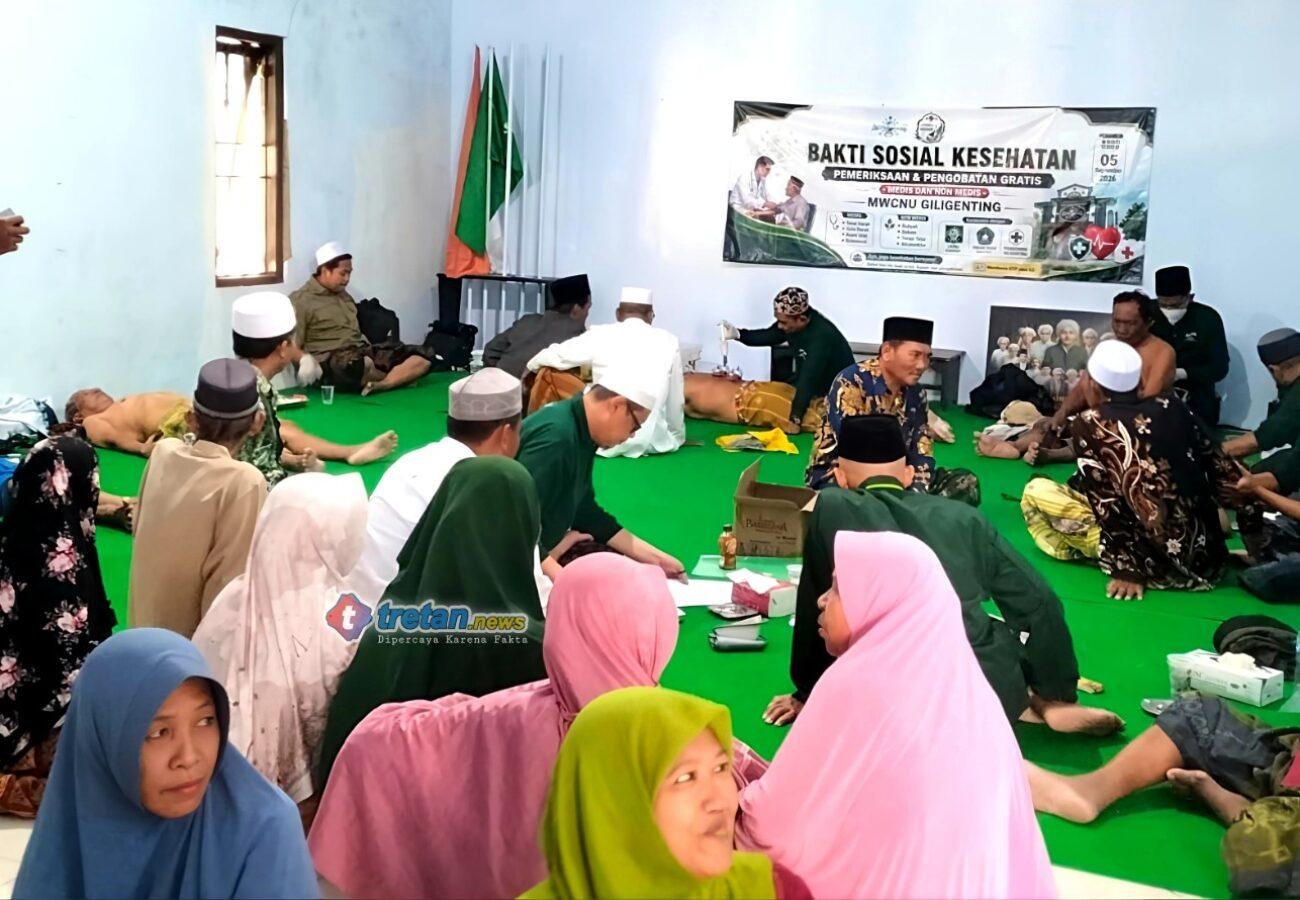 MWCNU Giligenting menggelar pengobatan gratis bagi masyarakat