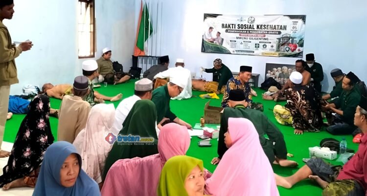 MWCNU Giligenting menggelar pengobatan gratis bagi masyarakat