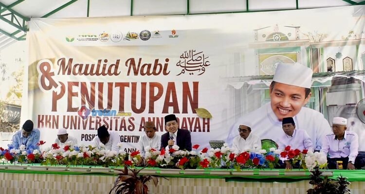 Penutupan KKN Universitas Annuqayah dan Maulid Nabi di Giligenting
