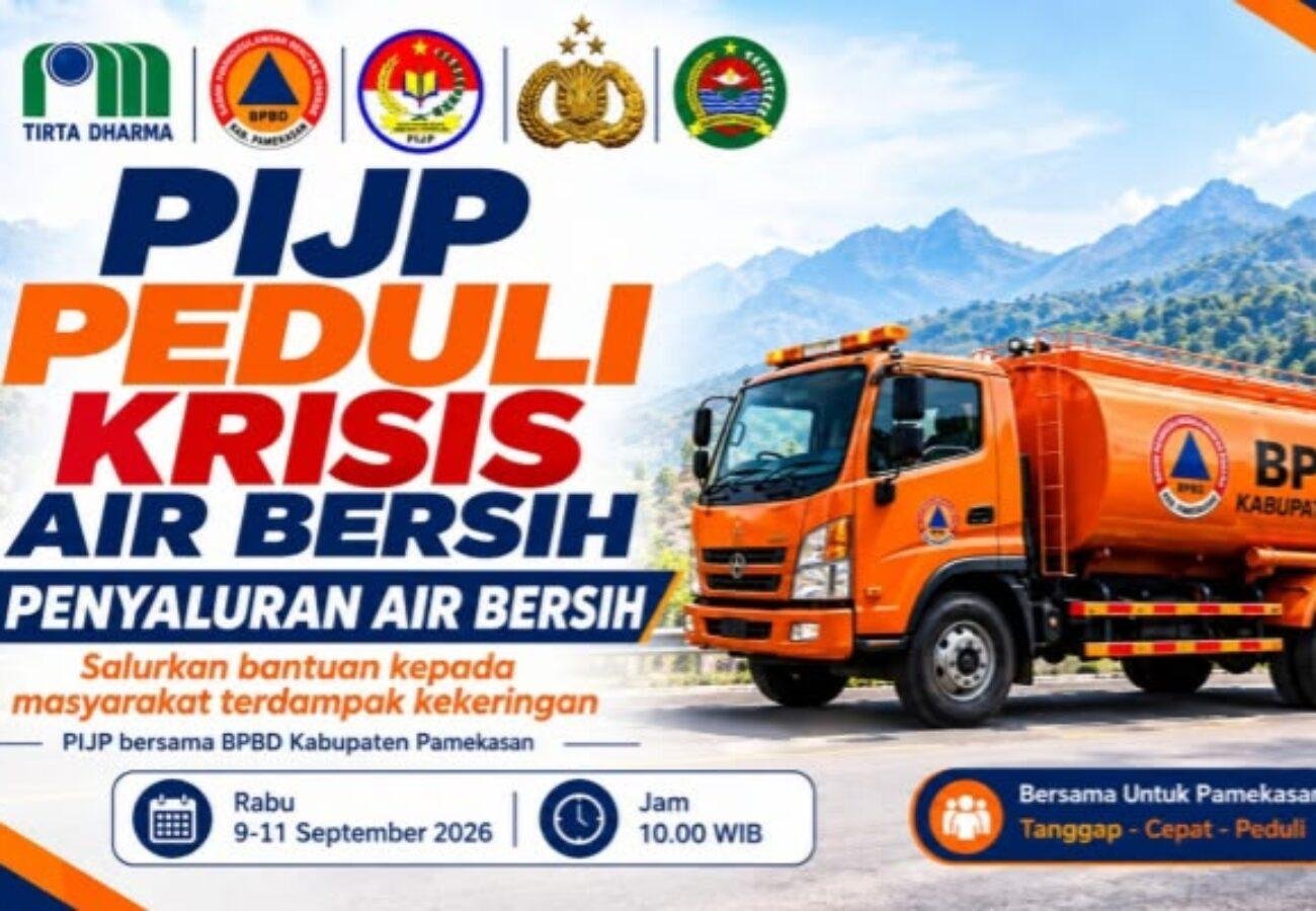 PIJP Pamekasan menyalurkan bantuan air bersih bagi warga terdampak kekeringan