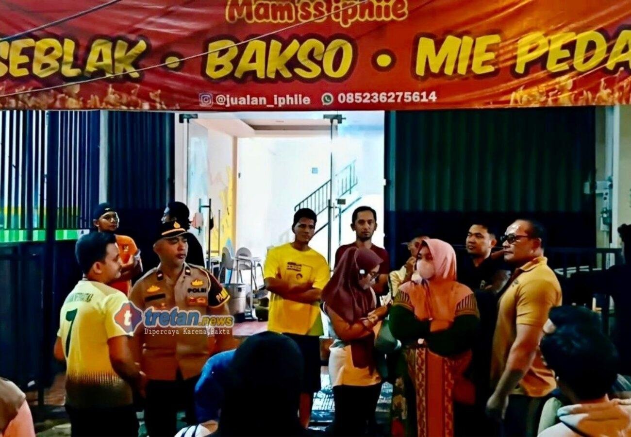 Polres Pamekasan menangani penjarahan Warung Mom'SS Iphiie