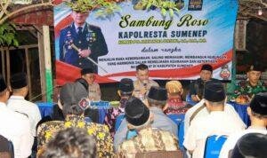 sambung-roso-kapolresta-sumenep-saronggi-kamtibmas Kapolresta Sumenep bersama tokoh masyarakat dalam Sambung Roso Saronggi