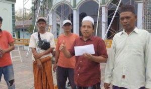 Kasat Reskrim Polres sampang Bantuan renovasi masjid Sampang