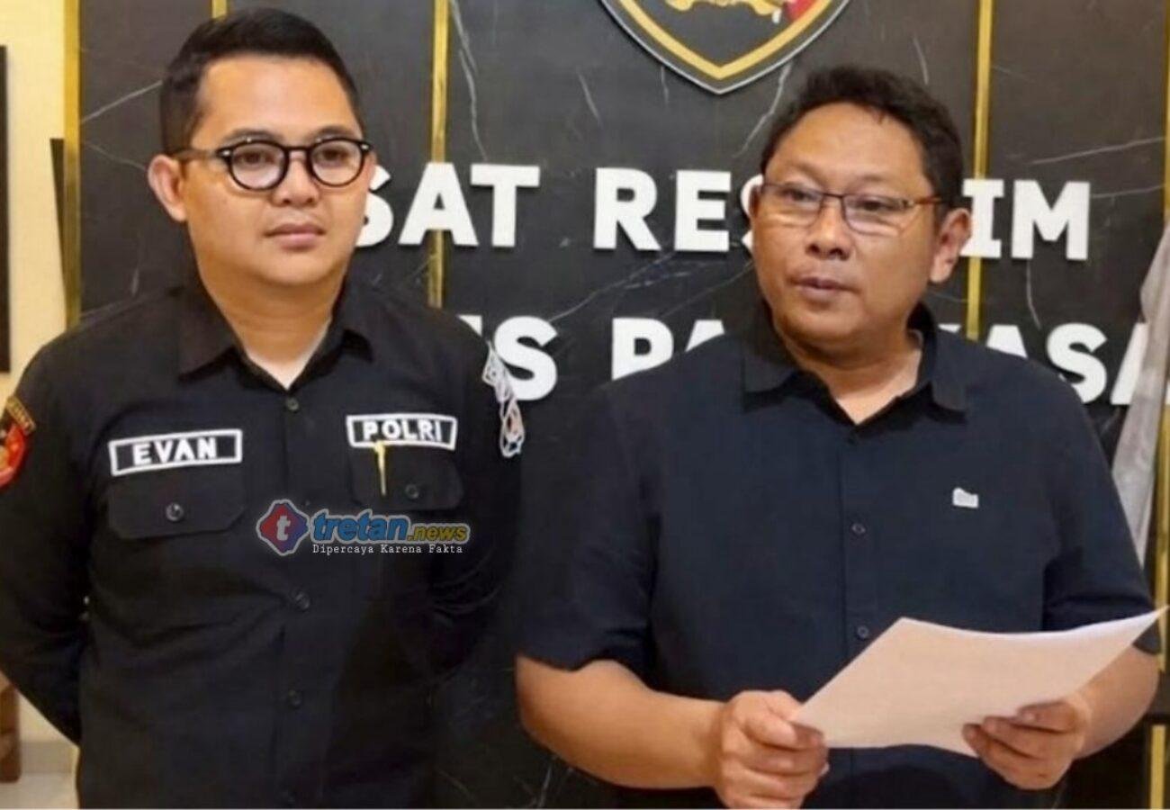 Kasatreskrim Polres Pamekasan memberikan keterangan kepada wartawan