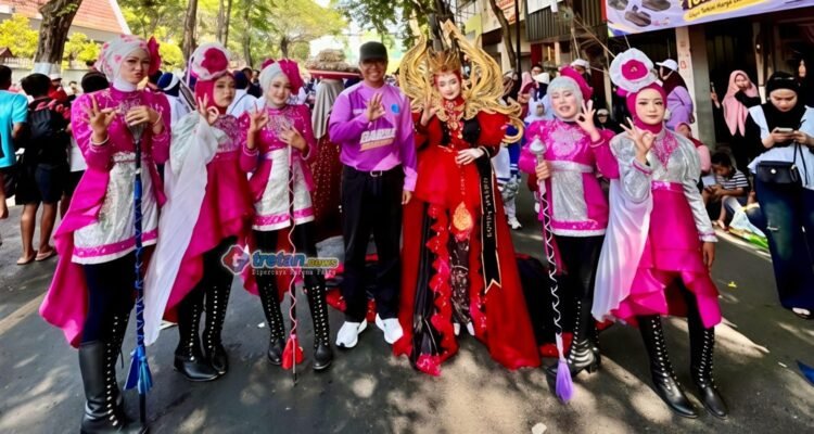 Gita Loka Giga Gemilang SDN Bugih 3 tampil di Festival Drumband Pamekasan